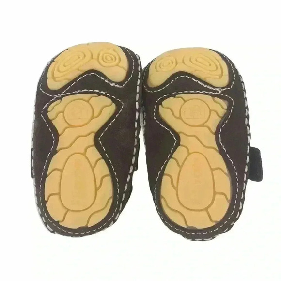 Rileyroos Jakester Baby Shoes Saddle Brown 3–6M Suede Walkers NWT Soft Sole - Picture 10 of 12